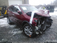 Nissan Rogue 2016 Red 2.5L