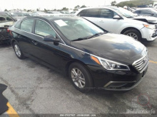 Hyundai Sonata Se 2016 Black 2.4L