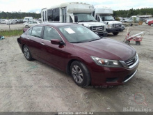 Honda Accord Sedan Lx 2014 Burgundy 2.4L