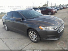 Ford Fusion Se 2015 Gray 2.5L