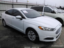 Ford Fusion 2013 White 2.5L