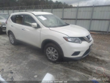 Nissan Rogue S/Sl/Sv 2015 White 2.5L 