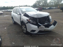 Nissan Rogue Sv 2014 White 2.5L