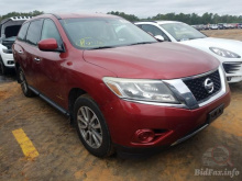 Nissan Pathfinder S 2013 Red 3.5L 6