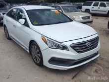 Hyundai Sonata Sport 2015 White 2.4L 4