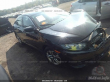 Honda Civic Sedan Lx 2016 Black 2.0L