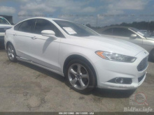 Ford Fusion Se 2015 White 2.0L