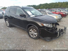 Nissan Rogue Sv 2014 Black 2.5L