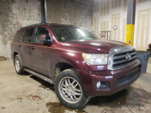 Toyota Sequoia Sr5 2008 Maroon 5.7L 8