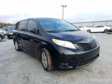 Toyota Sienna 2011 Black 3.5L 6