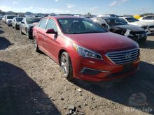 Hyundai Sonata Se 2017 Maroon 2.4L 4