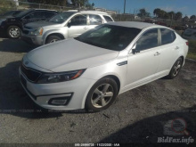 Kia Optima Lx 2015 White 2.4L 