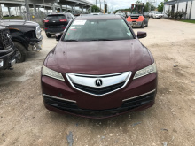 Acura Tlx V6 2015 Burgundy 3.5L