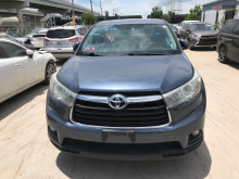 Toyota Highlander Le 2015 Blue 3.5L