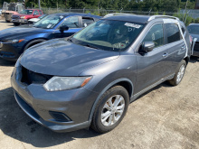 Nissan Rogue S 2015 Gray 2.5L 4