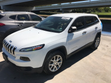  Jeep Cherokee Sport 2015 White 2.4L 4