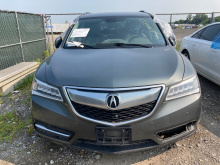 Acura Mdx Advance/Entertainment Pkg 2014 Gray 3.5L