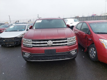  Volkswagen Atlas 3.6L V6 Sel 2018 Red 3.6L