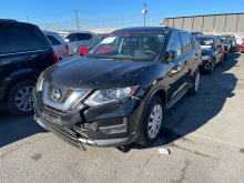  Nissan Rogue S AWD 2017 Black 2.5L 