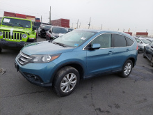 Honda Cr-V Ex-L 2013 Blue 2.4L