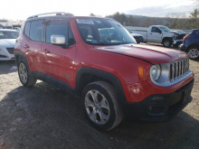 Jeep Renegade Limited 2016 Red 2.4L