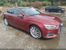 Audi A5 Sportback Premium Plus 2018 Burgundy 2.0L