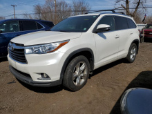 Toyota Highlander Limited 2014 White 3.5L