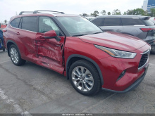 Toyota Highlander Hybrid Limited 2021 Maroon 2.5L