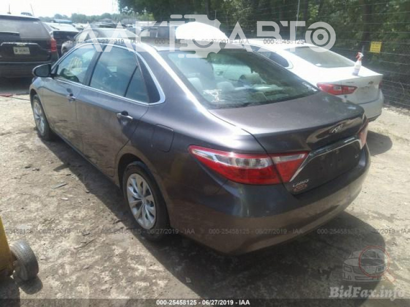 Toyota Camry Le/Xle/Se/Xse 2016 Gray 2.5L