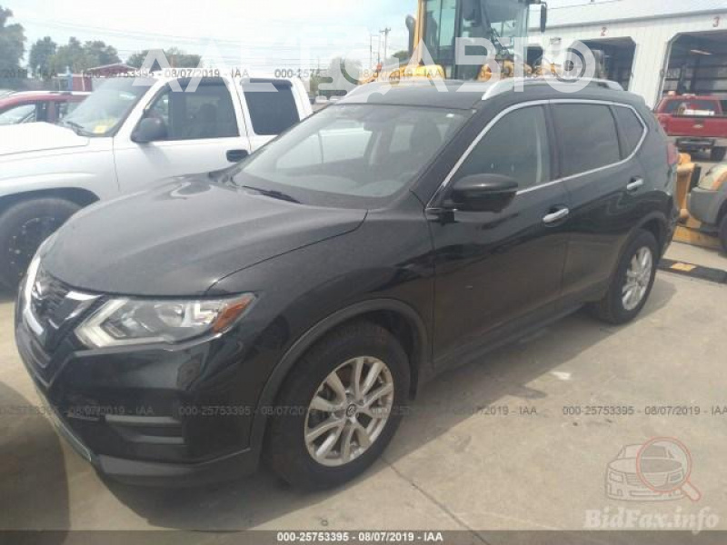 Nissan Rogue S/Sv 2017 Black 2.5L
