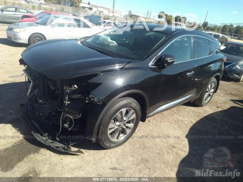 Nissan Murano S/Sl/Sv/Platinum 2015 Black 3.5L