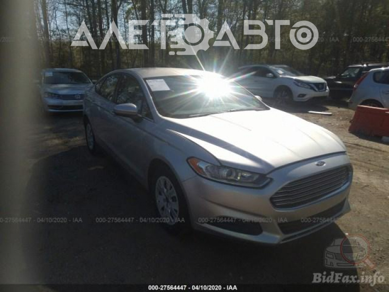 Ford Fusion S 2014 Silver 2.5L