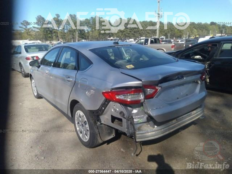Ford Fusion S 2014 Silver 2.5L
