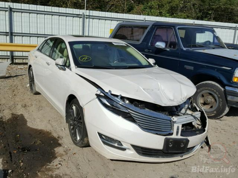 Lincoln Mkz Hybrid 2014 White 2.0L 4