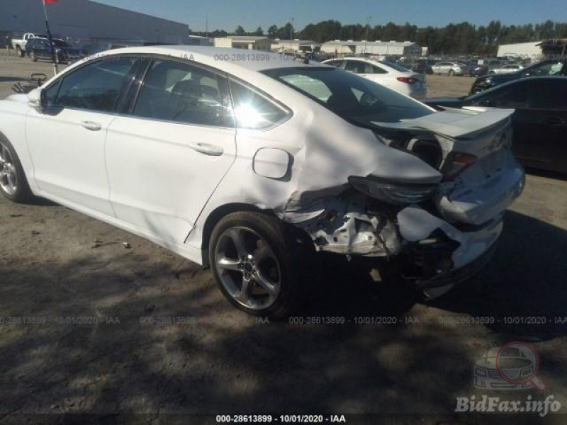 Ford Fusion Se 2013 White 2.5L