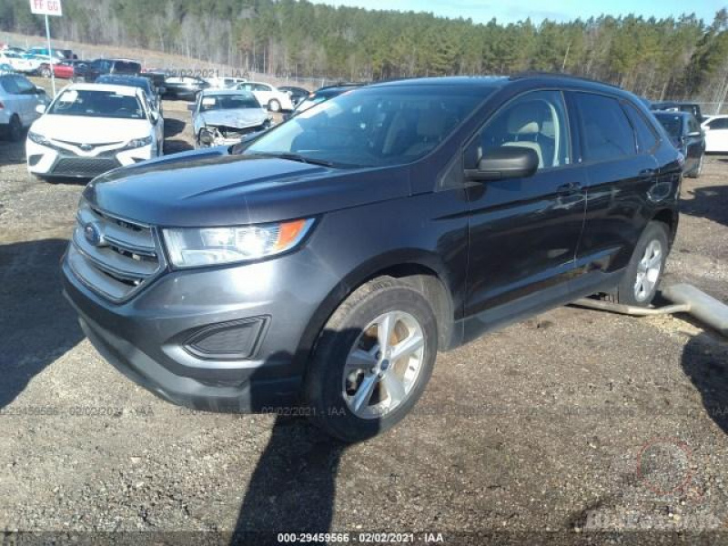Ford Edge Se 2015 Gray 3.5L