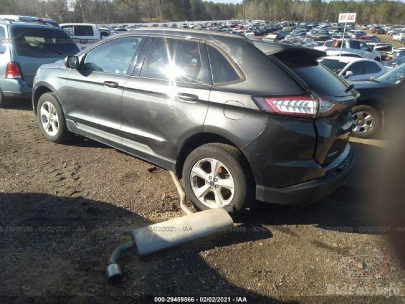 Ford Edge Se 2015 Gray 3.5L