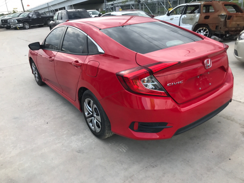 Honda Civic Lx 2018 Red 2.0L 4