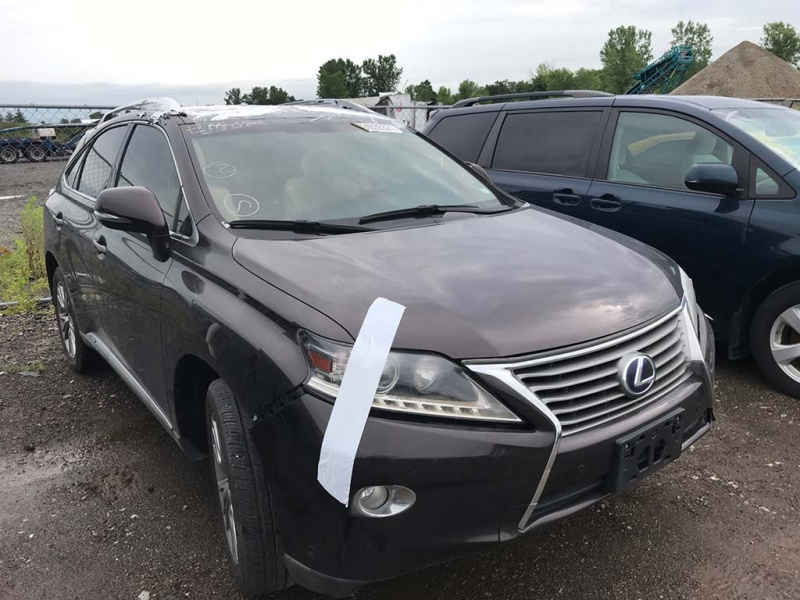 Lexus Rx 450 2013 Black 3.5L 6