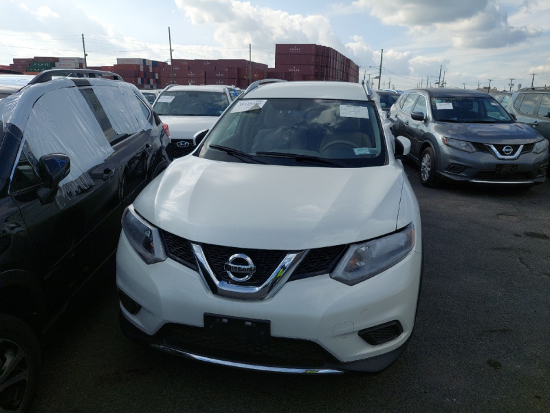 Nissan Rogue Sv 2015 White 2.5L 