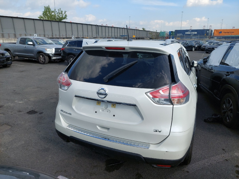 Nissan Rogue Sv 2015 White 2.5L 