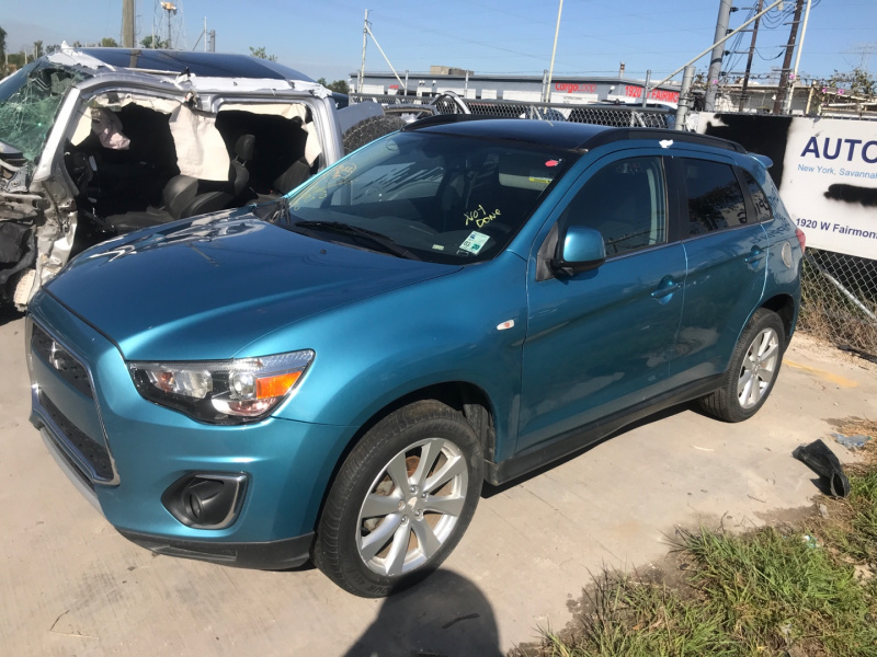 Mitsubishi Outlander Sport Se 2013 Blue 2.0L