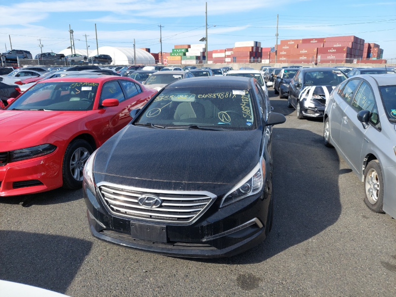 Hyundai Sonata Se 2015 Black 2.4L 4