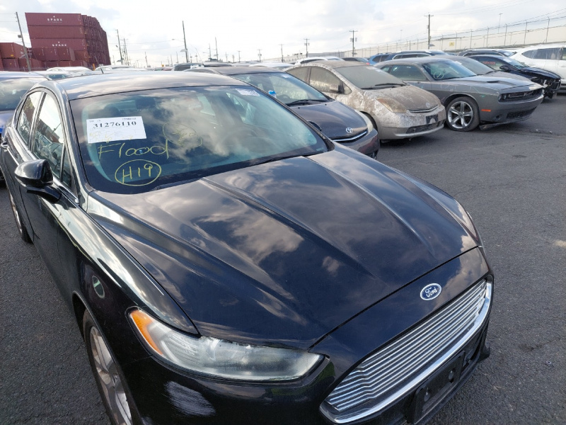 Ford Fusion Se 2016 Black 2.5L