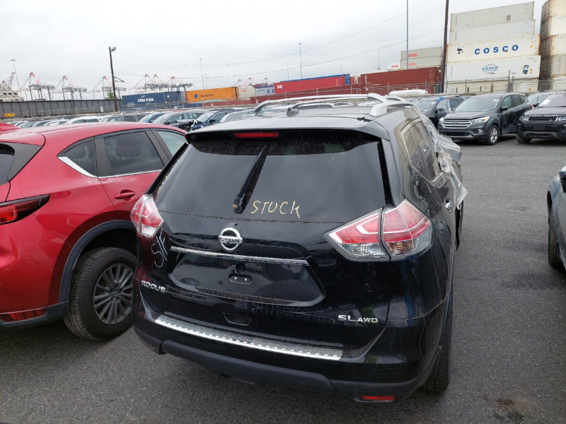 Nissan Rogue Sl 2015 Black 2.5L