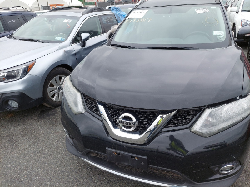 Nissan Rogue Sl 2015 Black 2.5L