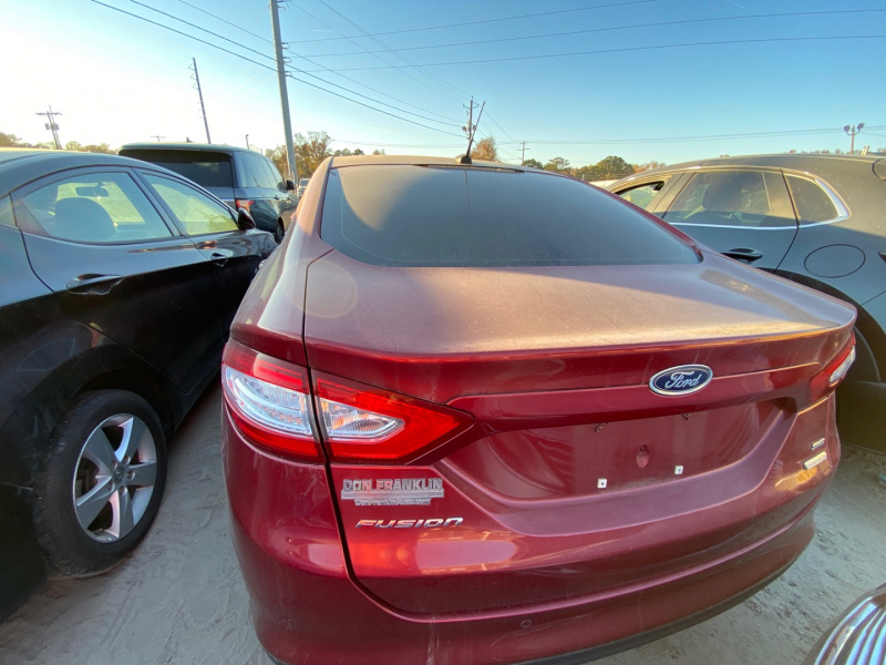 Ford Fusion Se 2014 Red 1.5L 4