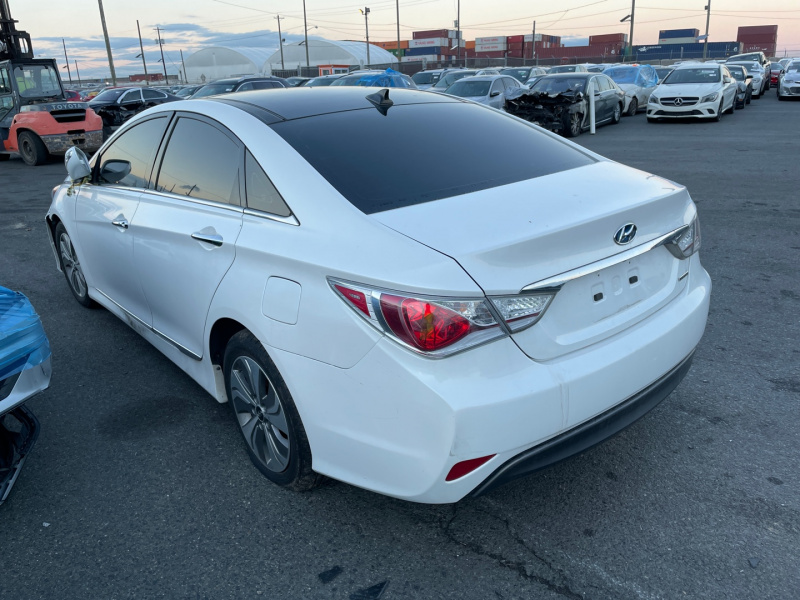  Hyundai Sonata Hybrid 2015 White 2.4L 4