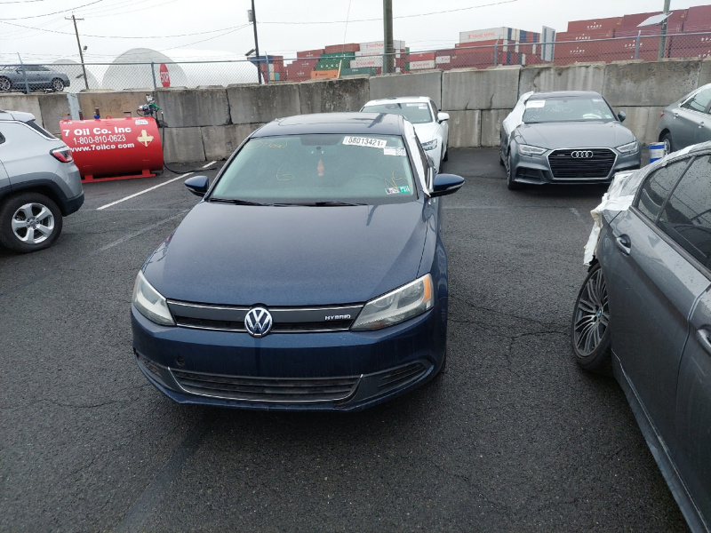 Volkswagen Jetta Hybrid 2013 Blue 1.4L 4