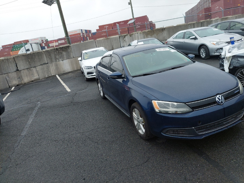 Volkswagen Jetta Hybrid 2013 Blue 1.4L 4